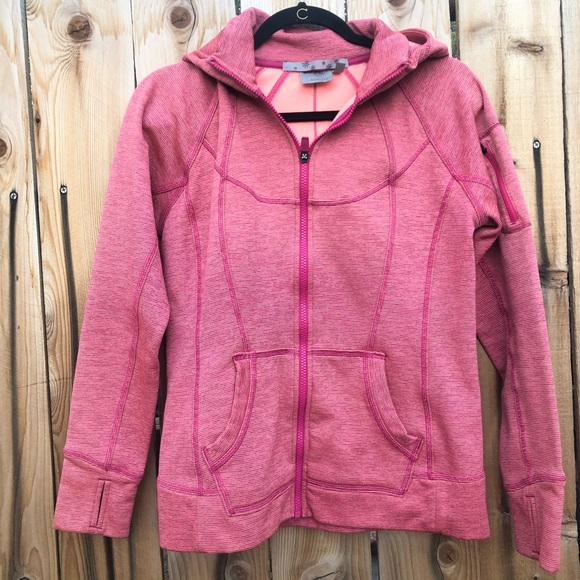 Athleta Strength Hoodie Stripe Size Medium - Picture 2 of 10